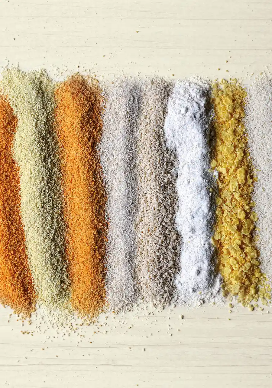 AKO S.A. - Breacrumbs for coating: external, internal, wet, pre-drying and flavored variants