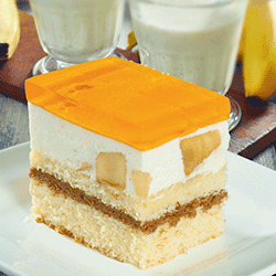 CIASTO O SMAKU BANANOWYM